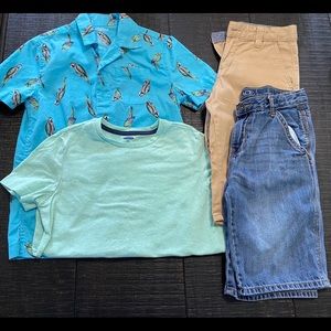 Old Navy Boys Lot Size 8 Shorts Shirt Top
